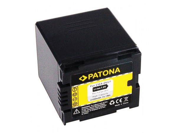 Baterija CGA-DU14 / CGA-DU21 za Panasonic NV-GS10 / PV-GS50 / VDR-M30, 2100 mAh