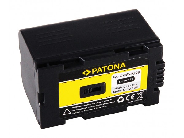 Baterija CGR-D320 / CGA-D54S za Panasonic NV-MX1 / NV-MX30 / NV-MX8 za Panasonic AG-DVC30 / NV-DS11 / NV-MX1, 1800 mAh