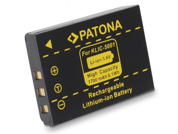 Baterija KLIC-5001 za Kodak Easy Share DX6490 / DX7440 / DX7590, 1700 mAh