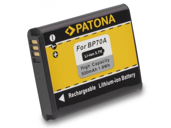 Baterija BP70A za Samsung ES65 / PL80 / SL50 / ST80, 500 mAh