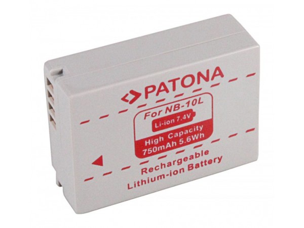 Baterija NB-10L za Canon PowerShot SX40 / SX50 / G10, 750 mAh