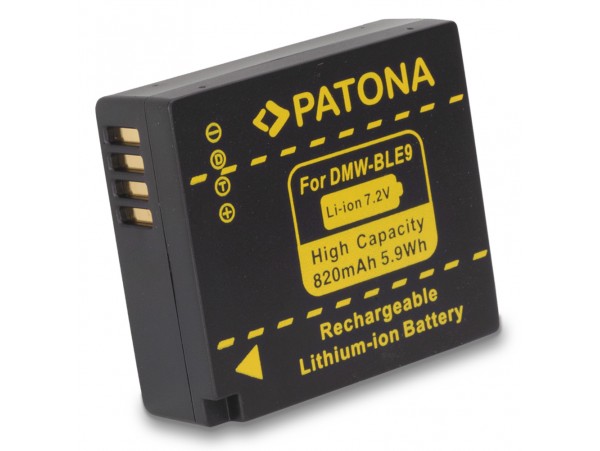 Baterija DMW-BLG10 / DMW-BLE9 za Panasonic Lumix DMC-GF3 / DMC-GF6 / DMC-TZ81, 820 mAh