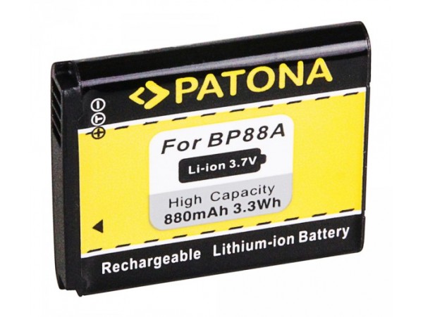 Baterija BP88A za Samsung DV200 / DV300, 880 mAh
