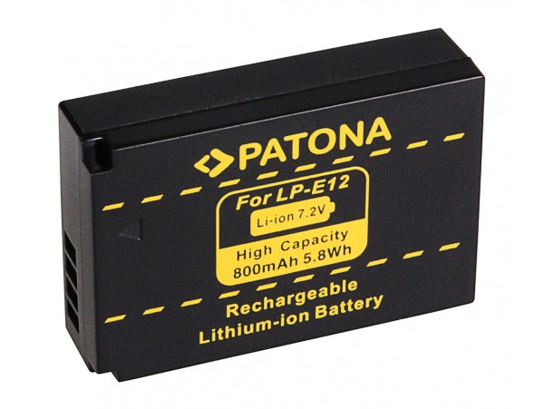 Baterija LP-E12 za Canon EOS 100D / EOS M, 800 mAh