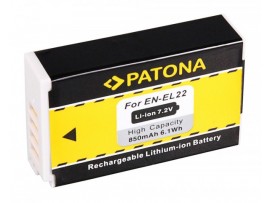 Baterija EN-EL22 za Nikon 1 J4 / Nikon 1 S2, 850 mAh