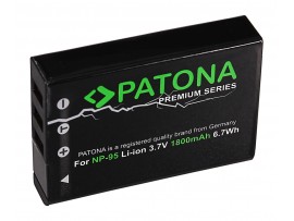 Baterija NP-95 za Fuji Finepix F30 / X30 / X100, 1800 mAh Baterija NP-95 za Fuji Finepix F30 / X30 / X100, 1800 mAh