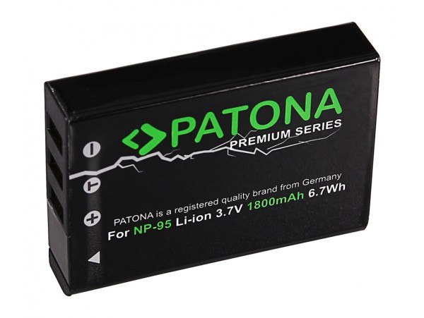 Baterija NP-95 za Fuji Finepix F30 / X30 / X100, 1800 mAh