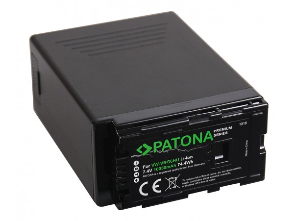 Baterija VW-VGB6 za Panasonic AG-AC130 / HDC-HS700 / NV-GS90, 10050 mAh