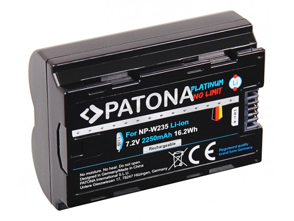 Baterija NP-W235 za Fuji FinePix XT4, 2250 mAh