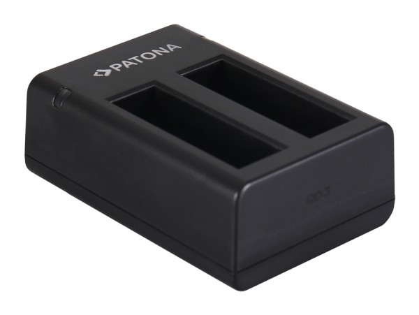Polnilec za baterijo GoPro Fusion, MicroUSB, dvojni