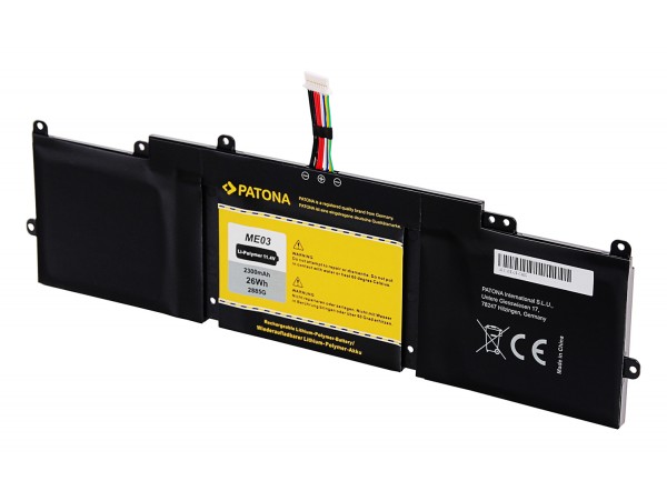 Baterija za HP Stream 11 / 13, ME03XL, 2300 mAh