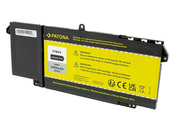 Baterija za Dell Latitude 5320 / 7320 / 7520, 15.2V, 3400 mAh