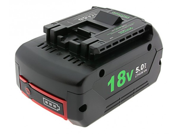 Baterija za Bosch GBA180LED, 18 V, 5000 mAh