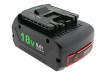 Baterija za Bosch GBA180LED, 18 V, 5000 mAh