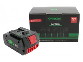 Baterija za Bosch GBA180LED, 18 V, 5000 mAh