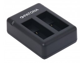 Polnilec za baterijo GoPro Hero 9, MicroUSB, dvojni