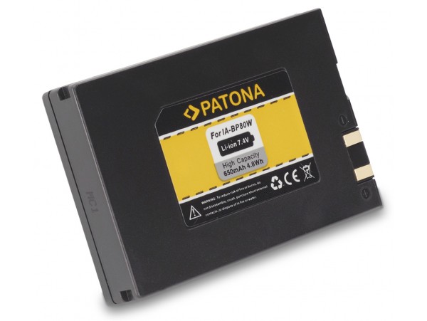 Baterija IA-BP80W za Samsung SC-D385SC / VP-D381 / VP-DX100, 650 mAh