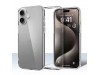 Silikonski ovitek za Apple iPhone 16 Plus, prozoren