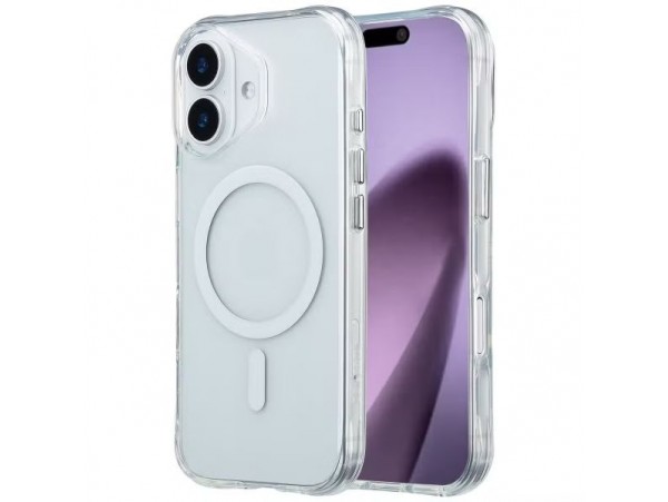 Silikonski ovitek za Apple iPhone 17, Magsafe, prozoren