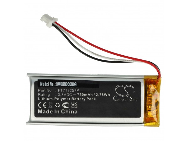 Baterija za SteelSeries Nimbus Controller / Nimbus Plus / Stratus Duo, FT712257P, 750 mAh