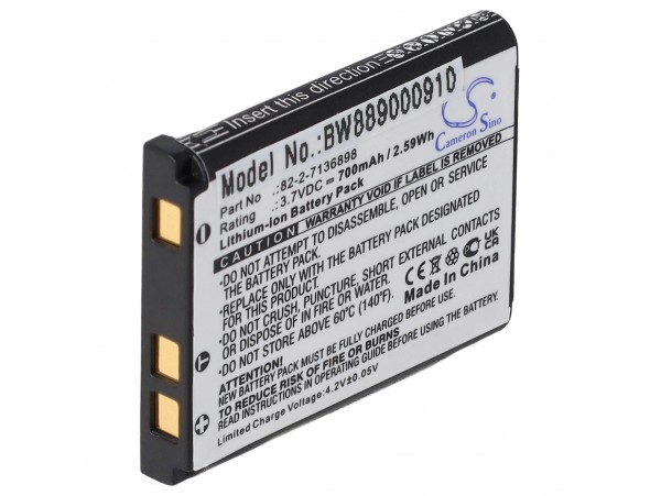 Baterija za SteelSeries Arctis Nova Pro, 82-2-7136898, 700 mAh
