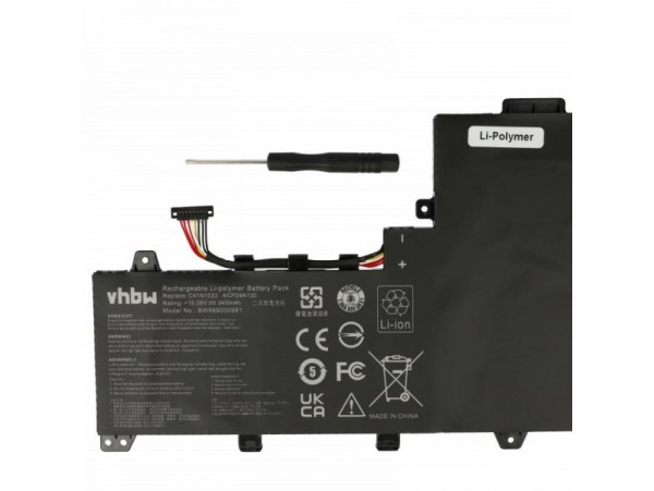 Baterija za Asus Zenbook UX560UX / UX560UQ, C41N1533, 3400 mAh