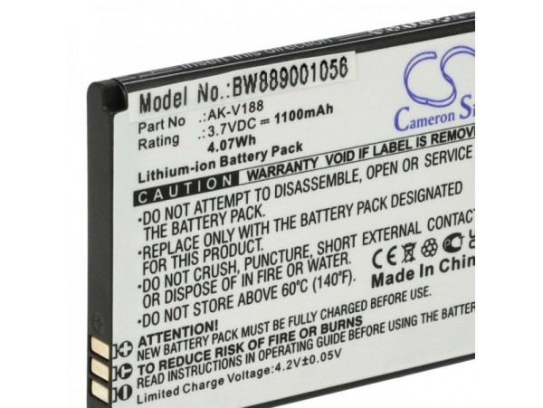 Baterija za Emporia TouchSmart, AK-V188, 1100 mAh
