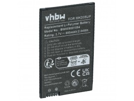 Baterija za daljinski upravljalnik za BMW X4 / X5 / X6 / X7, MKD35UP, 550 mAh