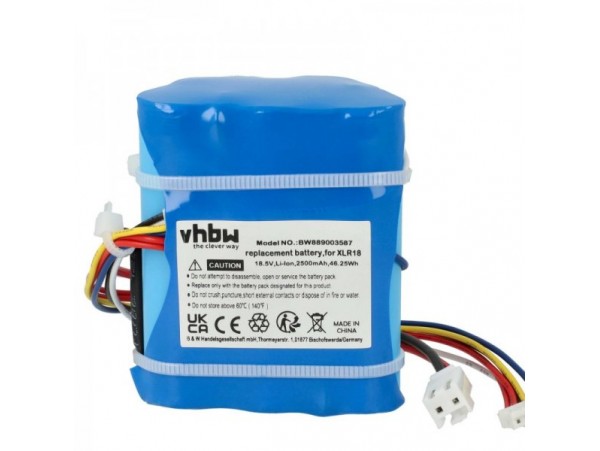 Baterija za DeLonghi Colombina XLR18LI / XLR18LM, 2500 mAh