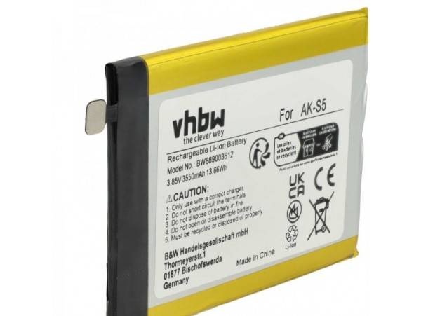 Baterija za Emporia Smart.5, AK-S5, 3550 mAh