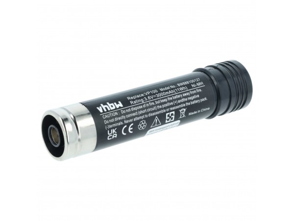 Baterija za Black & Decker S100 / VP100 / VP600, 3.6 V, 3.0 Ah