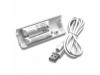 Baterija za Nintendo Wii Remote Controller, bela, 400 mAh
