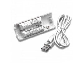 Baterija za Nintendo Wii Remote Controller, bela, 400 mAh