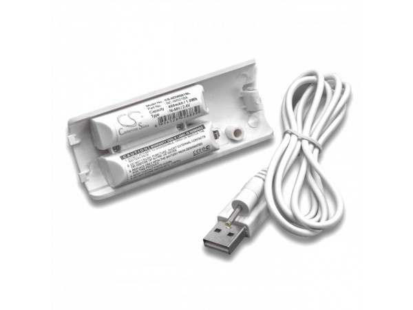Baterija za Nintendo Wii Remote Controller, bela, 400 mAh