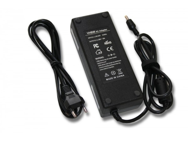 Polnilec za prenosnike Acer / Fujitsu Siemens / HP / Lenovo, 120W / 20V / 6,0A / 5,5mm x 2,5mm