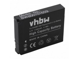 Baterija za GoPro HD Hero / HD Hero 2, 1100 mAh