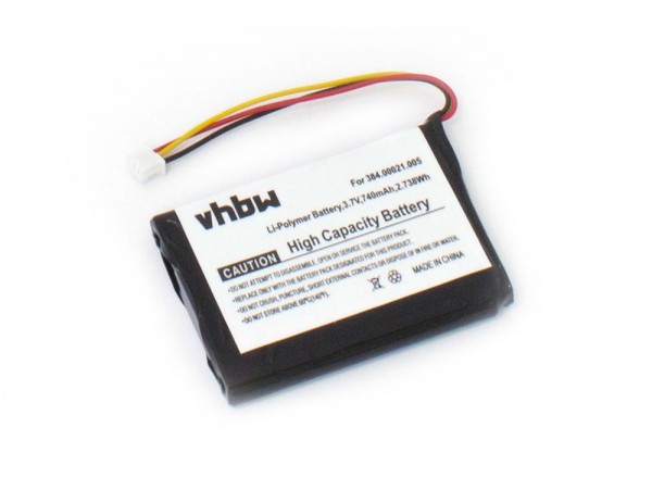 Baterija za Navigon 1200 / 1210 / 2200 / 2210, 740 mAh