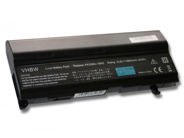 Baterija za Toshiba Satellite A80 / A85 / A100 / A115 / M50 / M115, 8800 mAh