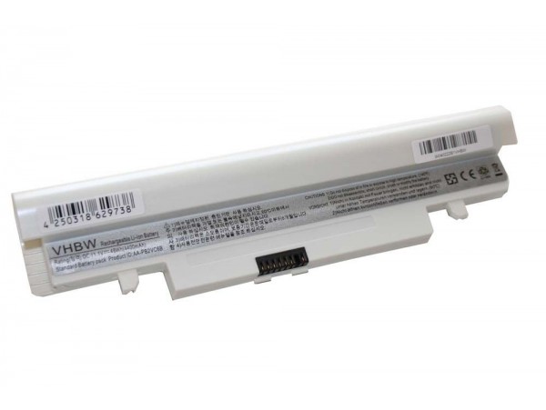 Baterija za Samsung N148 / N150, bela, 4400 mAh