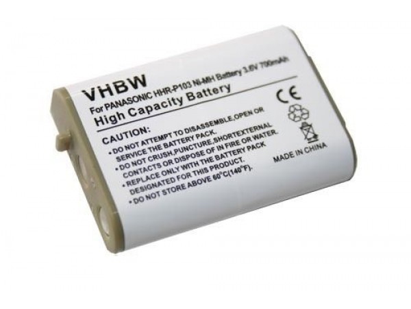 Baterija za Panasonic KX-TGA271A / KX-TGA271W / KX-TGA271B, 700 mAh
