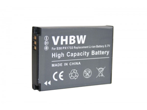 Baterija PX1733 za Toshiba Camileo S30 / S30 HD, 1000 mAh