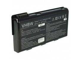 Baterija za MSI A5000 / A6000 / A6200 / CR600, 6600 mAh
