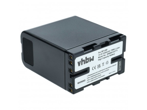 Baterija BP-U60 za Sony PMW-EX1 / PMW-100 / PXW­-X160, 5200 mAh