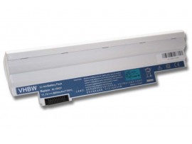 Baterija za Acer Aspire One 522 / 722 / D255 / D255E / D257, bela, 6600 mAh
