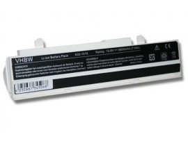 Baterija za Asus Eee PC 1011 / 1015 / 1016, bela, 6600 mAh