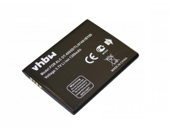 Baterija za Alcatel OT-4010 / OT-4030 / OT-5020, 1300 mAh