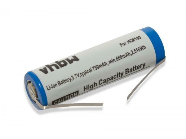 Baterija za Philips HQ8100 / HQ8800, 750 mAh