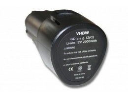 Baterija za AEG L1215 / L1215R, 12 V, 2.0 Ah