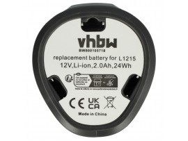 Baterija za AEG L1215 / L1215R, 12 V, 2.0 Ah