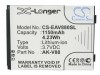Baterija za Emporia Connect V88, AK-V88, 1150 mAh